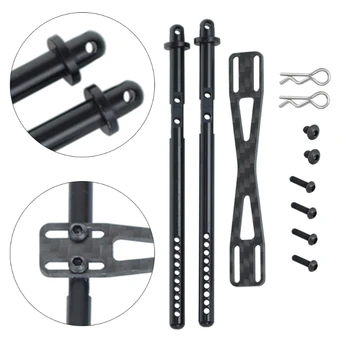 

Alloy Carbon Rear Body Post Mount with Clip for Axial SCX10 II 90046 RC Crawler