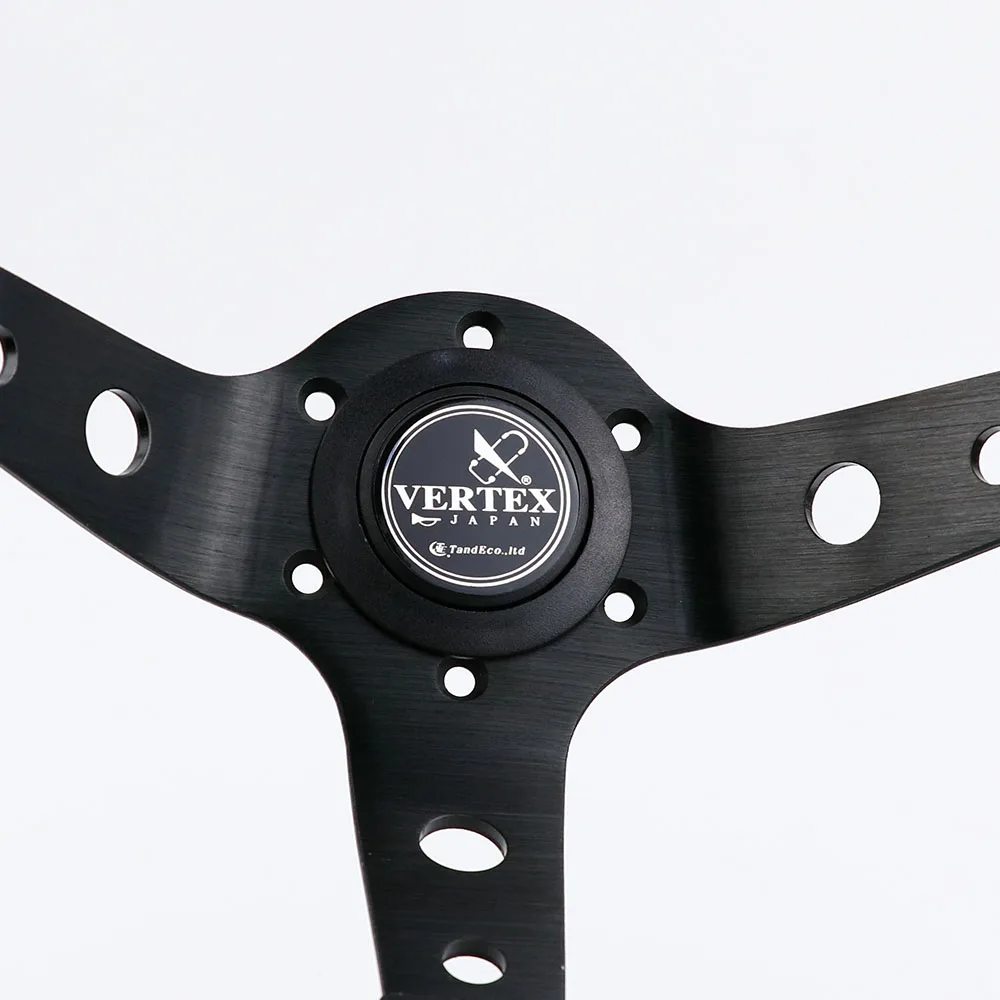 13 дюймовые белые вышитые черные спортивные рулевые колеса Vertex из натуральной
