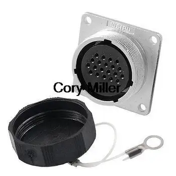 

Square Panel 28mm Base 20 Pins Aviation Air Connector Plug AC 400V