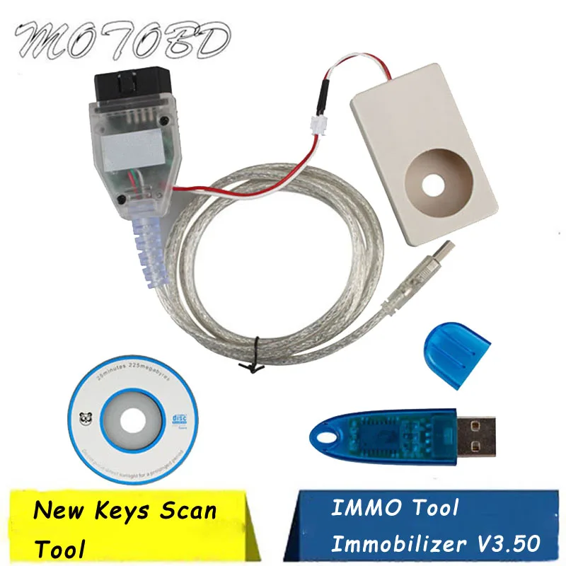 Инструмент Immo Иммобилайзер V3.50 для ObdTool OBD2 автомобильный ECU диагностический инструмент для программирования ключей нового инструмента сканирования ключей