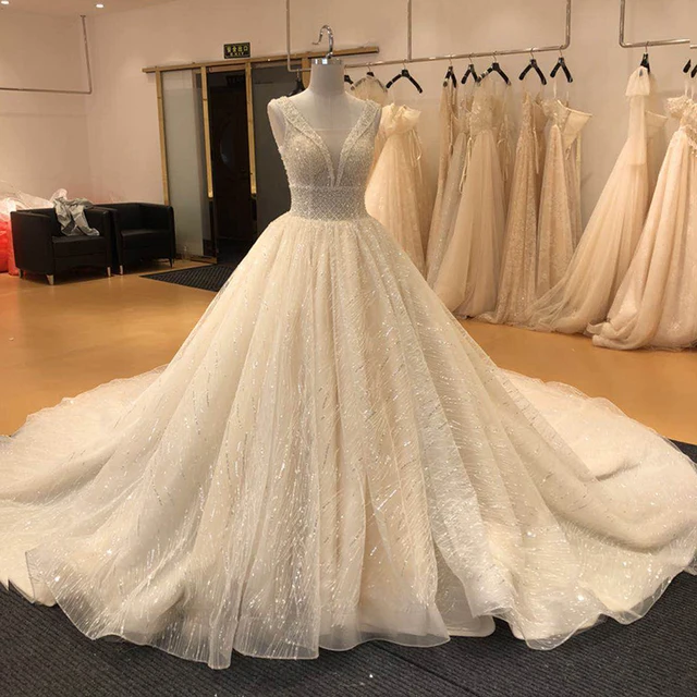 SL-6225 wedding dress 2020 elegantes lace célébrité noiva vintage apliques crystal festa long luxo shein kleider bridal gowns 1