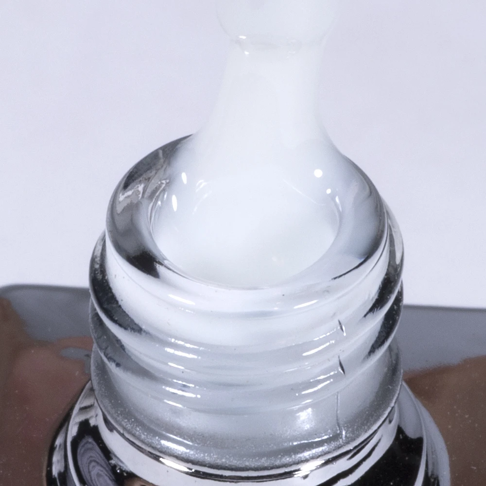 KODIES GEL Milky White Top Coat UV Gel Nail Polish Translucent Jelly Gel Finish No Sticky Brillant Semi Permanent Vernis Topcoat 4