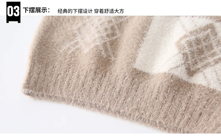 20633 свитер для мальчиков Модный осенне-зимний свитер в клетку смешанных цветов для мальчиков