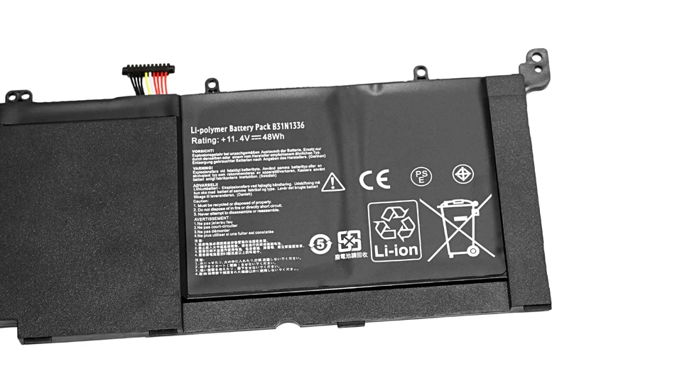 Apexway 48WH B31N1336 Аккумулятор для ноутбука Asus VivoBook C31-S551 S551 S551LB S551LA R553L R553LN R553LF K551LN V511 V551L V551LA
