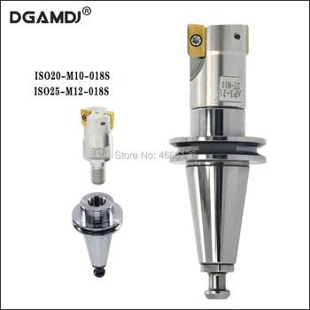 

ISO Lock Milling Toolholder ISO20-M10-018S / ISO25-M12-018S CNC Milling Machine Rough Handle Woodworking Machinery Tool Holder