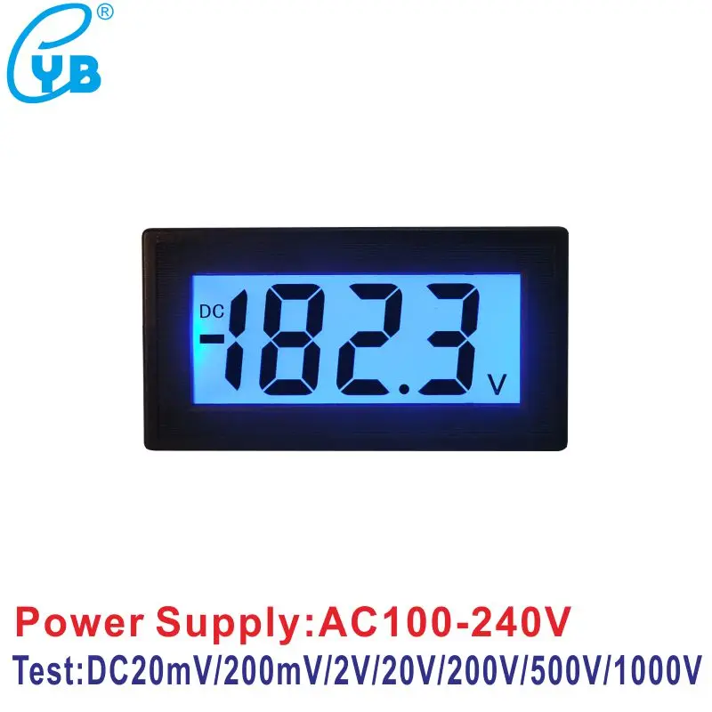 Voltmetro Digitale AC 220V/380V - Con Frequenzimetro E Contatore Ore, Per Generatori - Foto 3