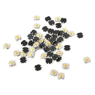 

55Pcs Momentary Tact Tactile Push Button Switch 4x4x1.5mm 4-pin SMD
