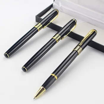 

2020 High Quality Business Black ballpoint pen Business Writing Gift Office School Supplies