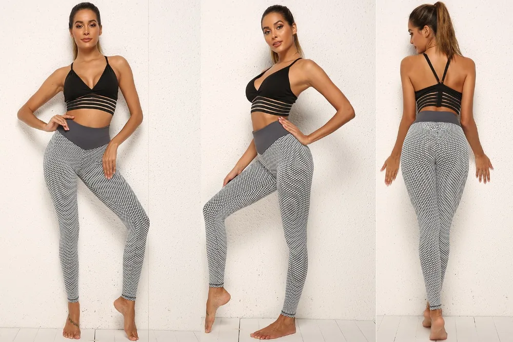 Not transparent Women Leggings High Waist Dot Fitness legging Fashion Patchwork Print Elastic Push Up Polyester Leggings