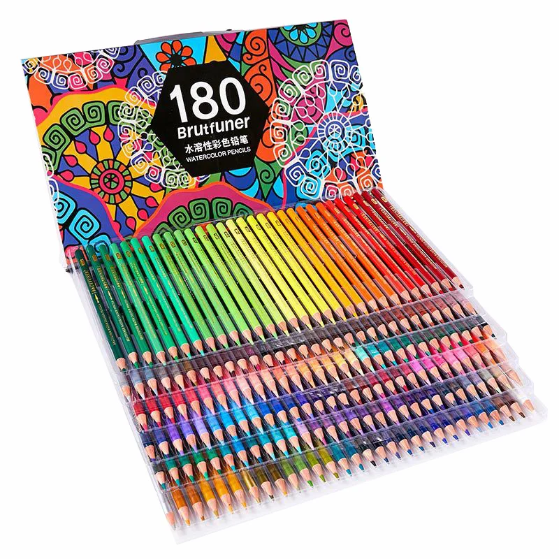 Hintung Professional Colouring Pencils for Adults Colouring Books Artist Pack of 72 Coloured Pencils Perfect for Student or Children School Art