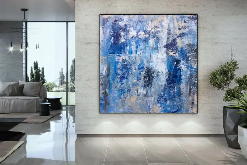 

Large Abstract Wall Art Original Abstract Wall Art Original Abstract Bright Painting Art Office Wall Art Abstract Texture Art