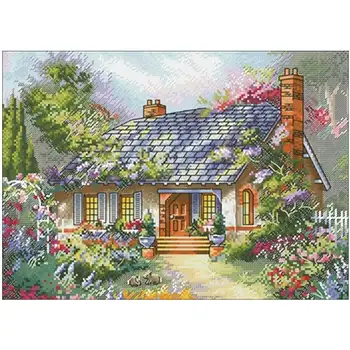 

Dream home patterns Counted Cross Stitch 11CT 14CT 18CT DIY Chinese Cross Stitch Kit Embroidery Needlework Sets home decor