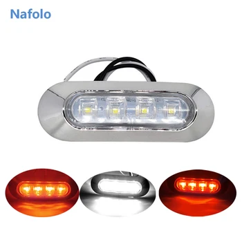 

2pcs 12v Truck LED Side Marker lights Clearance Warning External Lamp for Caravan Tractor Car Trailer Lights