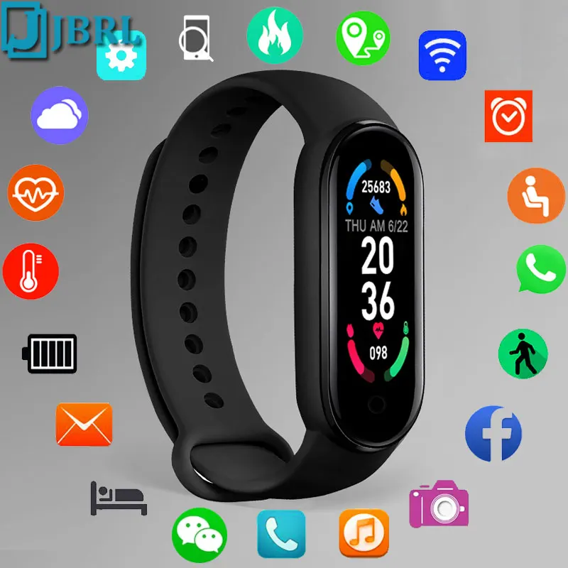 M6 Smart Watch Kids Children Smartwatch For Girls Boys Electronic Clock Child Sport Smart-watch Aged 3-18 Year | Электроника
