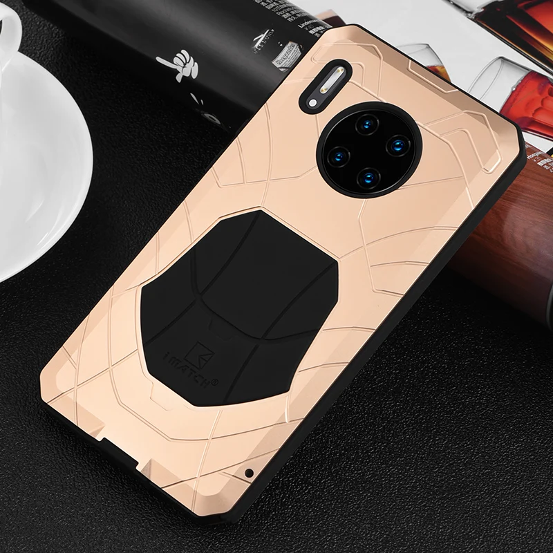 Повседневный водонепроницаемый чехол для huawei mate 30 Pro 5G, Роскошный Металлический силиконовый чехол, защитный чехол для huawei mate 30/Pro 5G, чехол s Coque