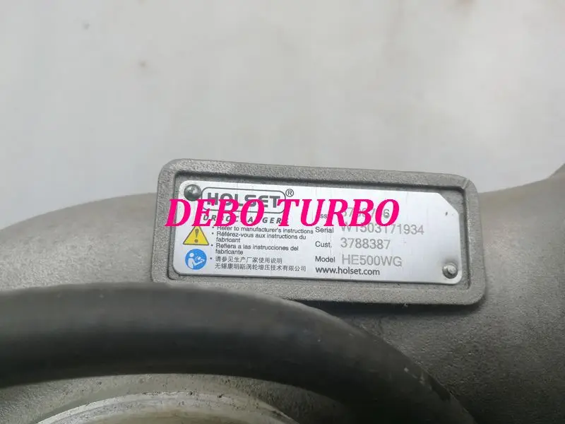 Подлинный Турбокомпрессор HOLSET HE500WG 3790796 3788387 для FOTON CUMMINS ISG11 10.5L 257KW 350HP
