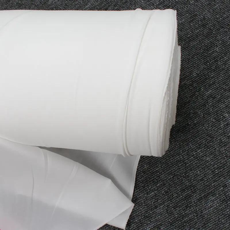 

Stretch Jersey Knitted fusible iron on interfacing in WHITE - 10 meter