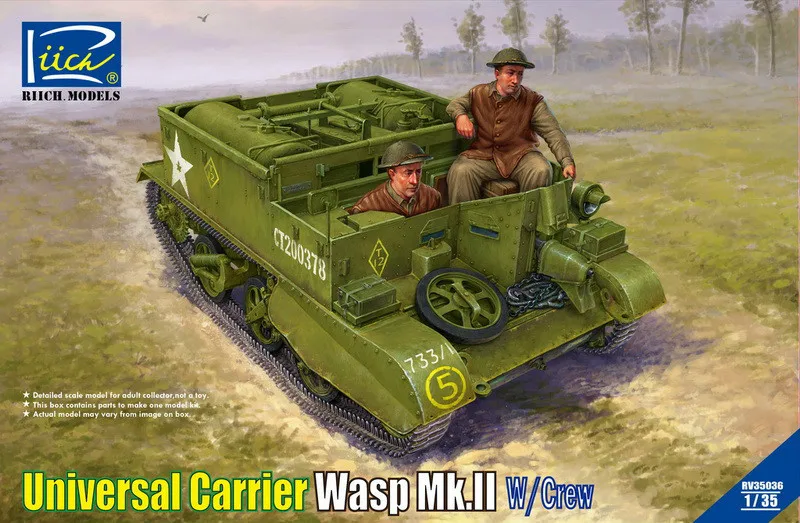 Riich модели RV35036 1/35 Универсальный носитель ОСА Mk. II w/Crew-Scale модельный комплект