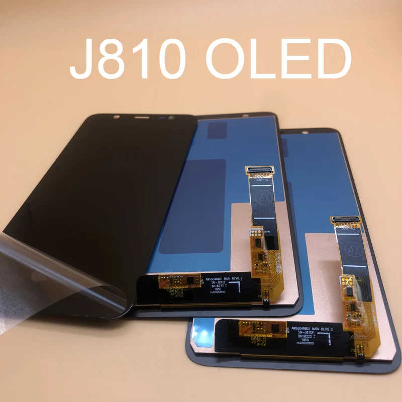 OLED дисплей следующего поколения 100% для Samsung Galaxy J8 2018 J810 SM J810M сменный ЖК экран с