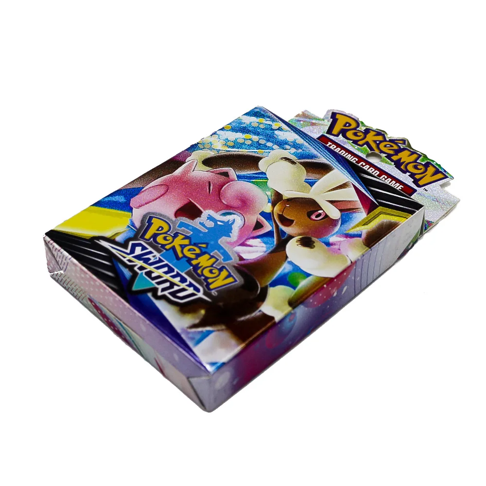 25 шт. Pokemon GO карты GX кроссовки TGA TEAM BREAK 3D флэш-карты меч и щит Grookey Scorbunny коллекционный Подарок детская игрушка - Цвет: SWORD03
