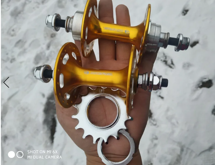 Speed Fixed Gear Front Rear Hub Set 32 