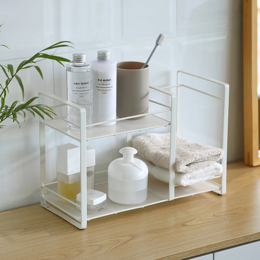 Многослойная стойка для хранения приправ из кованого железа настольная