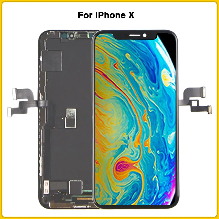 

AAA+++ 100% Full Assembly For iPhone X LCD Touch Panel For iPhone X ix LCD Display Touch Screen Digitizer Assembly