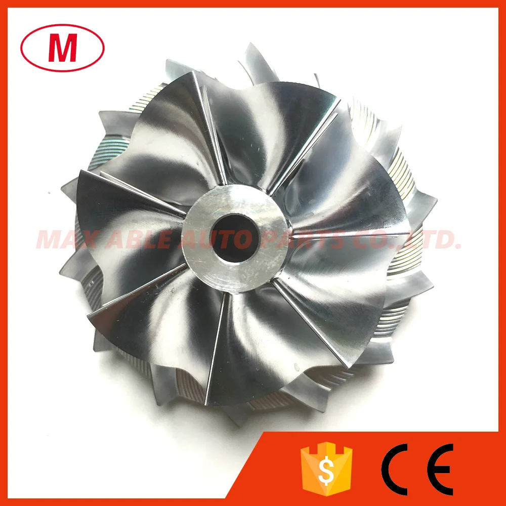 S200-EFR 1270-123-2002 52.15/70.15mm 7+7 blades High Preformance Turbo Aluminum 2618/Milling wheel/Turbo Billet Compressor wheel |
