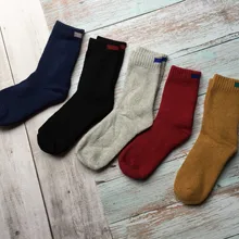 Zaolihu 5 Pairs Winter Thick Women Socks Wool Looped Pile Hot Warm Men Dress Cotton Socks Snow Floor Crew Socks Middle Size