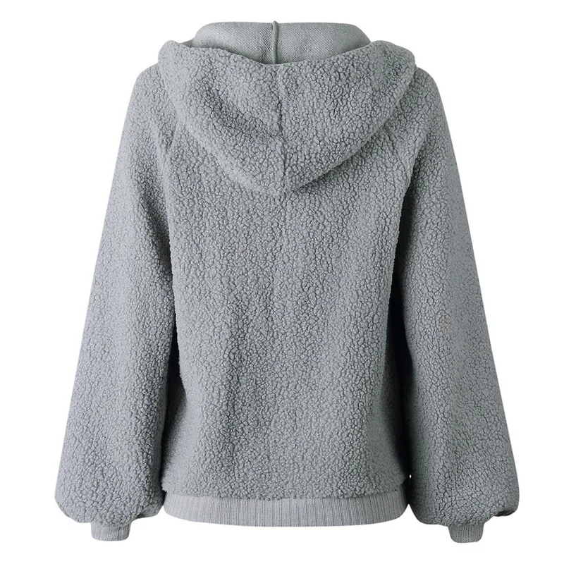 3XL флисовая куртка из искусственной овчины, пальто для женщин, Осень-зима, плюшевое теплое толстое плюшевое пальто, женское повседневное пальто