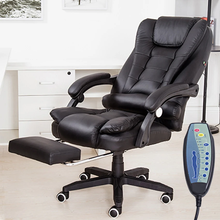 Home Office Computer Desk Boss Massage Chair With Footrest Armrest