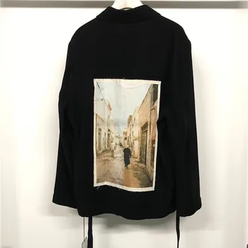 

Fashion Casual Long Sleeve Shirts Men Women Top Quality Blouse Shirts SONG FOR THE MUTE Ribbon Jackets