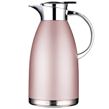 

Practical Thermal Hot Water Jug Pitcher Stainless Steel Vacuum Bottle Double Layer Insulation Cafe Tea Kettle Pot
