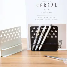 2 шт креативные металлические подставки для книг настольная подставка-органайзер с держателем для ручек