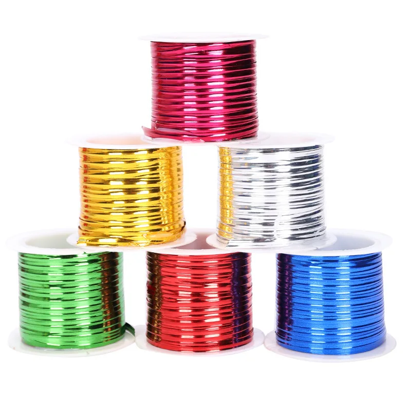 15 m/Rolle Twist-Drahtbinder, mehrfarbig, Geschenkverpackung, Band, Seil, Lebensmittel, Brotbeutel, Versiegelung, Bindeschnur für Zuhause, Kidtchen-Zubehör – Detail 1