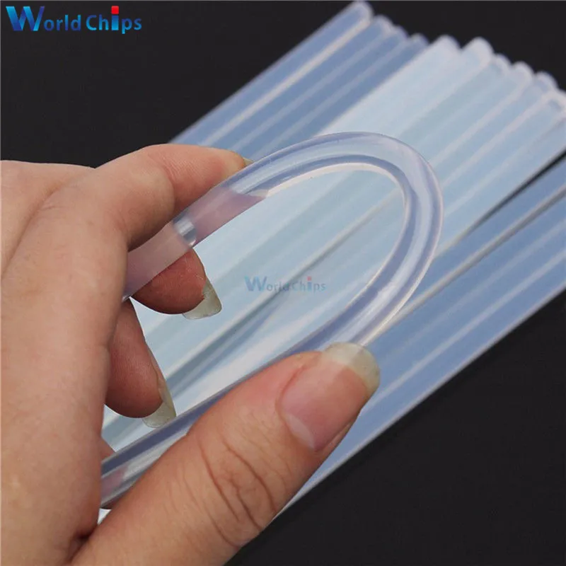 10 шт. 7 мм термоплавкий клей-карандаш для тепловой пистолет клей 7x250 мм высокое вязкий клей-карандаш набор инструментов для ремонта DIY ручной инструмент