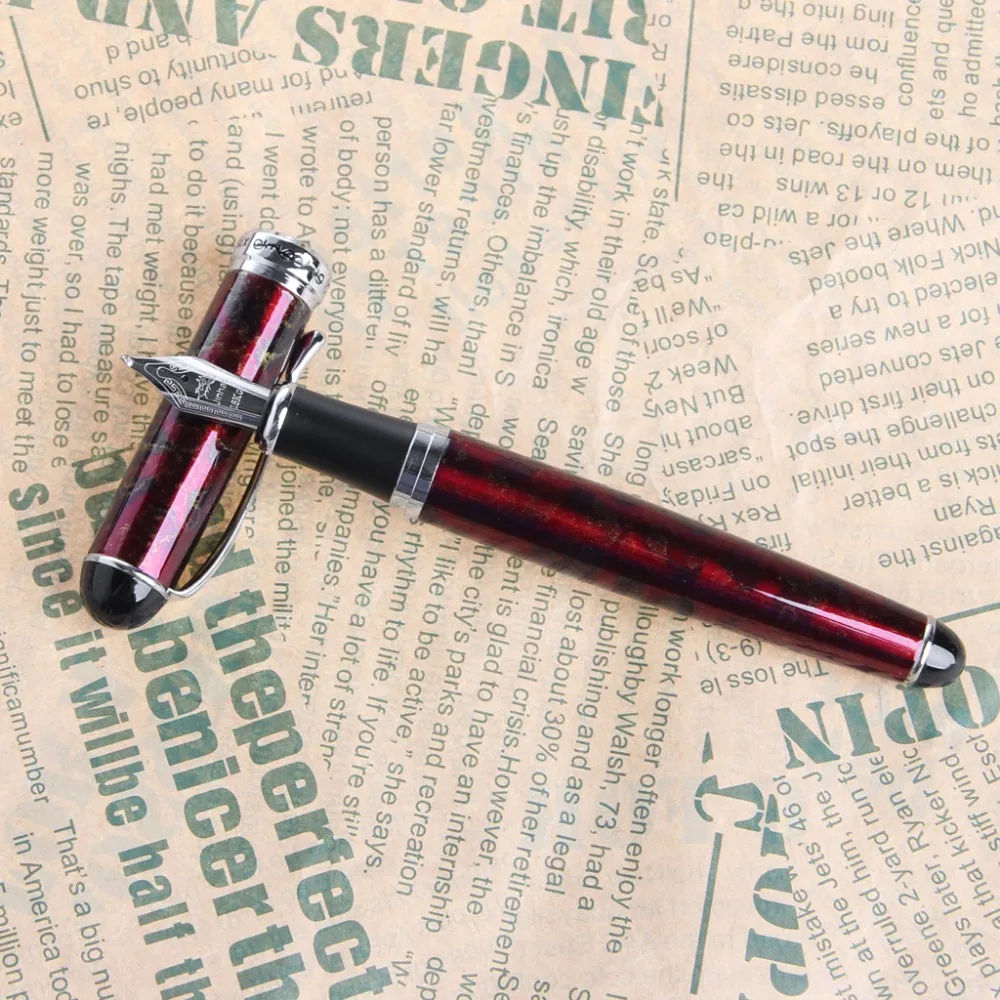 JINHAO X750 художественная авторучка Pull-type колпачок изогнутый-наконечник для письма живопись подарок