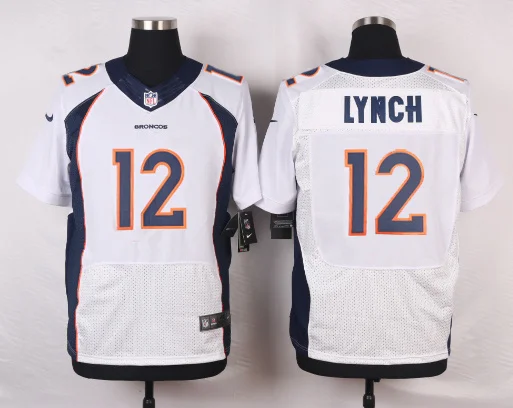 Белый Stitiched, Denver проект, Paxton Lynch для мужчин Джерси - Цвет: Белый