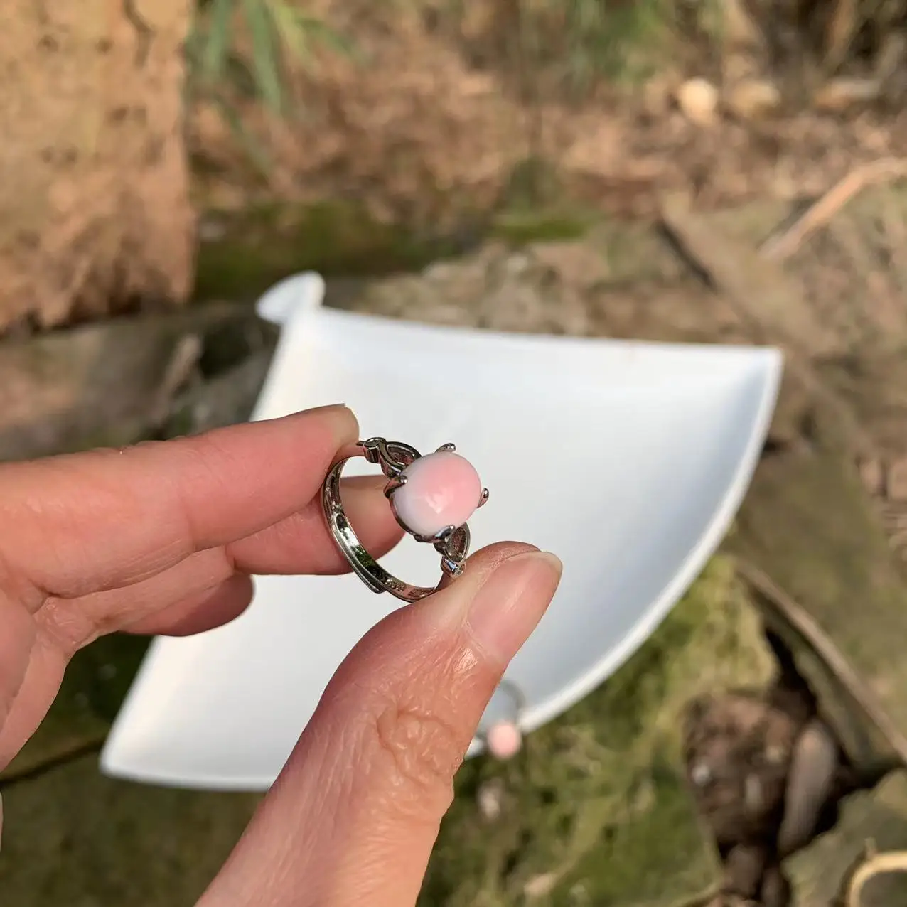 natural shell ring female handmade ring Jewelry for Women Gift