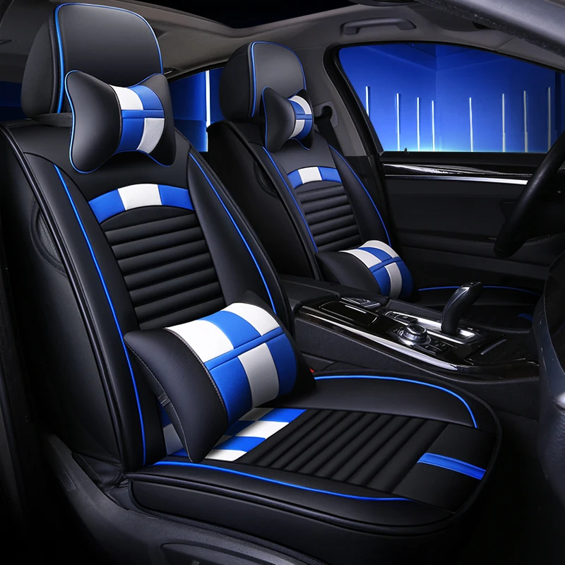 Full Coverage Eco-leather auto seats covers PU Leather Car Seat Covers for mgmg zs mgmg3 mitsubishiasx mitsubishieclipse