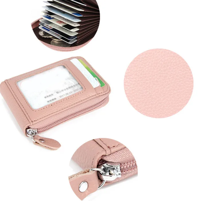 Модный кожаный кошелек RFID, держатель для карт, для кредитных карт, сумка для ID, паспорта, карт, кошелек для женщин, мужчин, KS