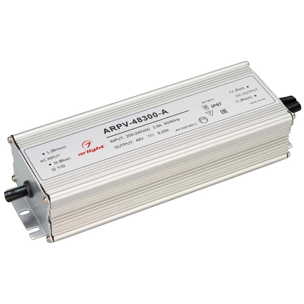Блок питания Arlight ARPV-48300-A 48V 300W IP67 6 25A 028198(1) | Электроника