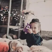 Пластиковая Музыкальная шкатулка с изображением совы из мультфильма, домашние подарки на Рождество, украшение для вечеринки на день рождения, Декор, карты, сотовые телефоны и очки