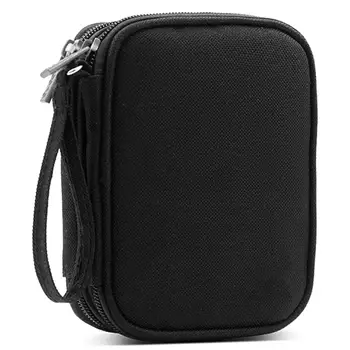 

2.5-inch Mobile Hard Disk Storage Bag Power Cord, U Disk, Portable Double-Layer Travel Accessory Storage Bag