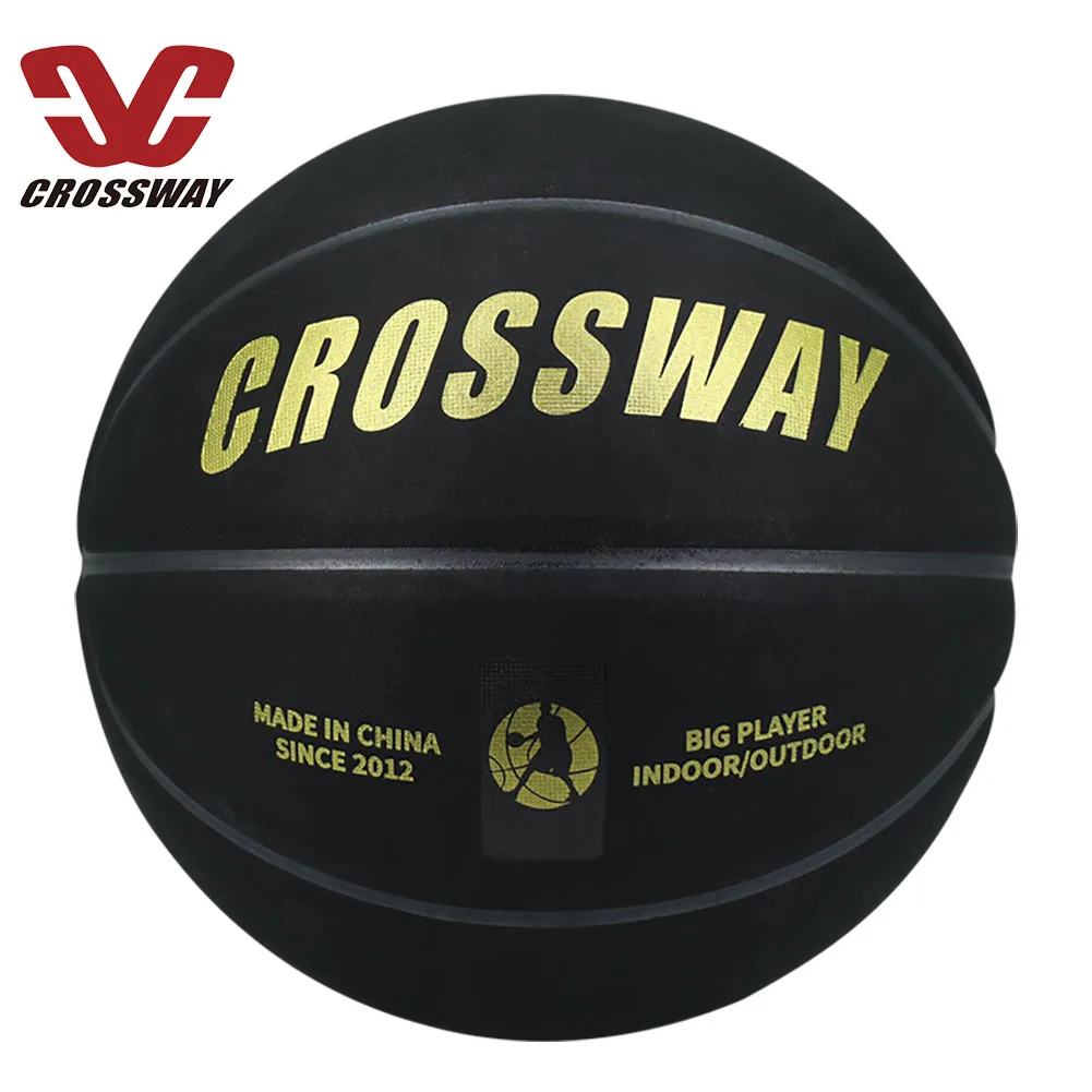 Кожаный баскетбольный мяч CROSSWAY оборудование для тренировок Официальный Размер 7