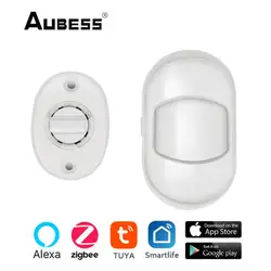 Zigbee – Mini détecteur de mouvement humain PIR, Tuya 3.0, 1 pièce, capteur infrarouge, pour la sécurité de la maison 