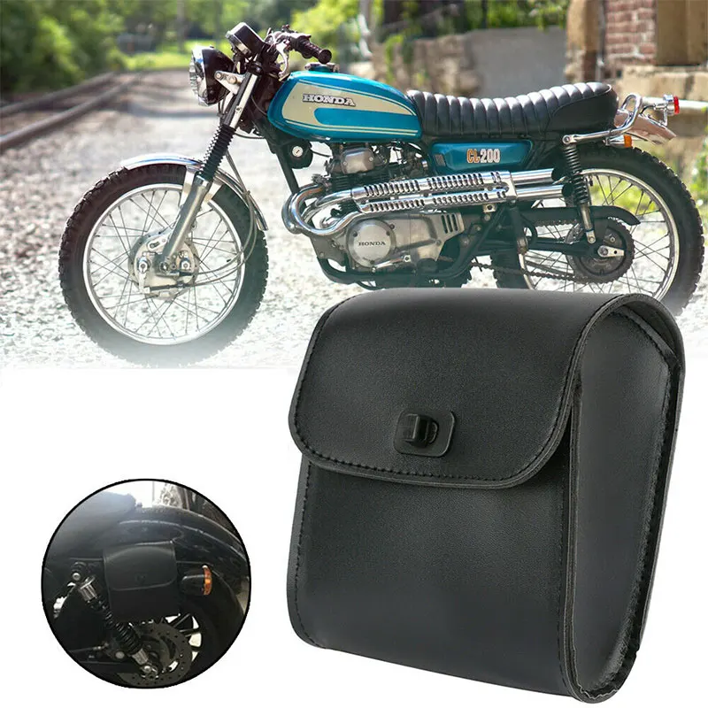 1 шт. черный коричневый искусственная кожа мотоциклетный багажный инструмент