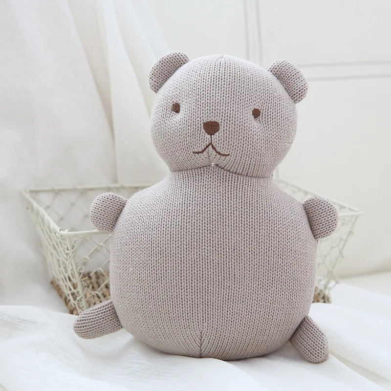 XMJ-0048-18CM-C Милые куклы детские мягкие плюшевые игрушки для детей Кролик спящий мате мягкие и плюшевые детские игрушки в виде животных для младенцев - Цвет: XMJ-0048-18CM-C