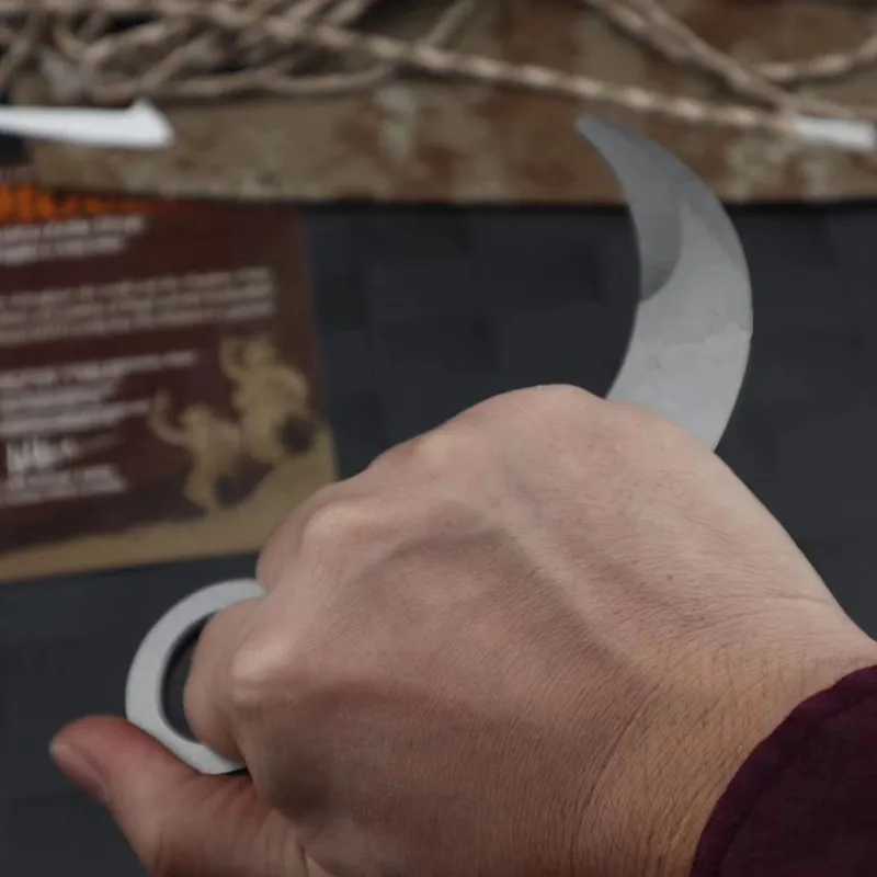 Керамбит тренировочный нож с тупым лезвием для повседневного использования