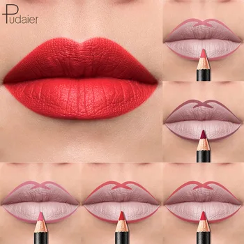 

12 Colors/set Lip Pencils Matte Lipliner Pencil Waterproof Makeup Lips Matte Lipstick Lip Liner Pen Smooth Nude Cosmetics